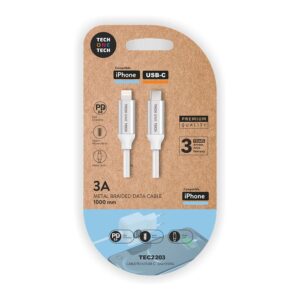 Cable cargador Lightning _ USB-C