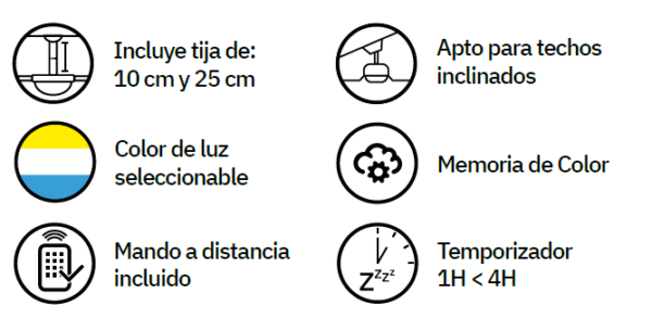 Ventilador de techo Zepelin - Imagen 3