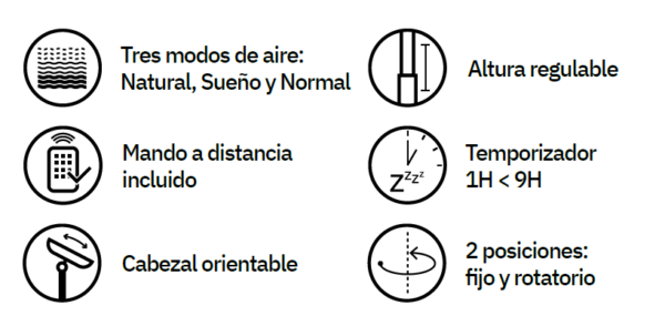 Ventilador de suelo Tolón - Imagen 3