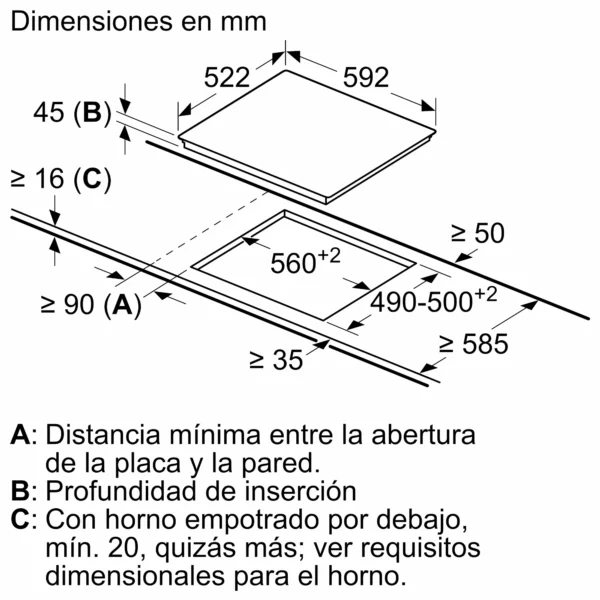 Vitrocerámica BOSCH PKK631FP8E - Imagen 4