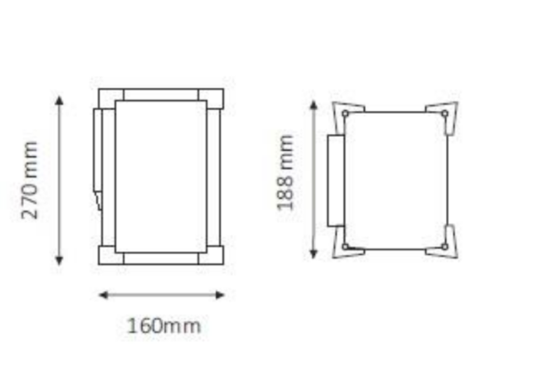 Aplique exterior Tamon A - Imagen 2