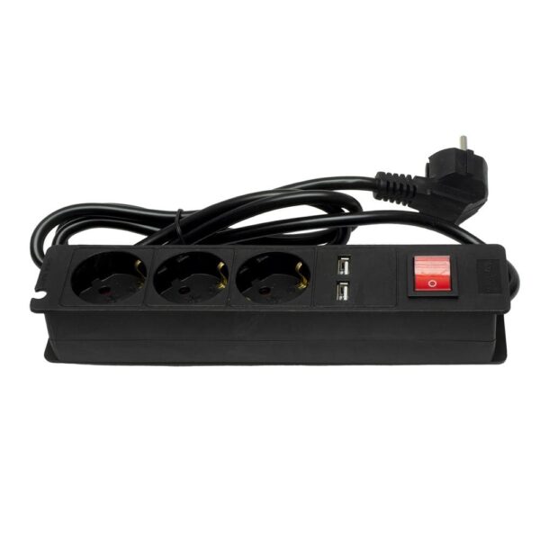 Multiconector 3 Puertos + 2 USB