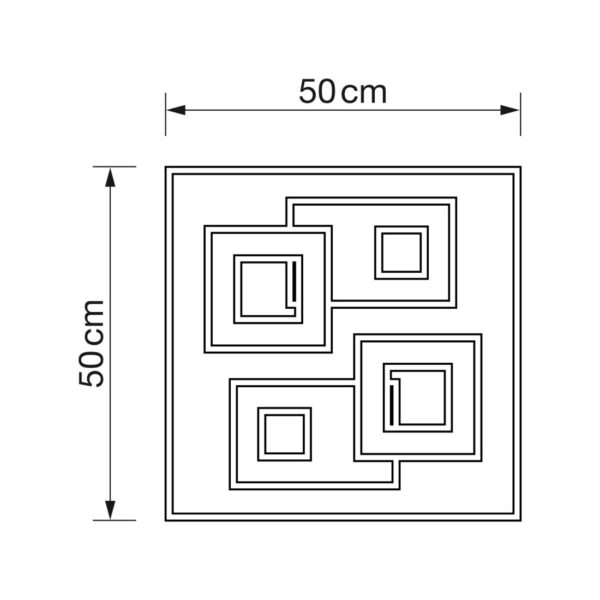 Plafón Dambur Zioneled - Imagen 2